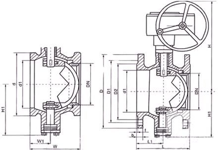 �ֶ�V���򷧽ṹͼ